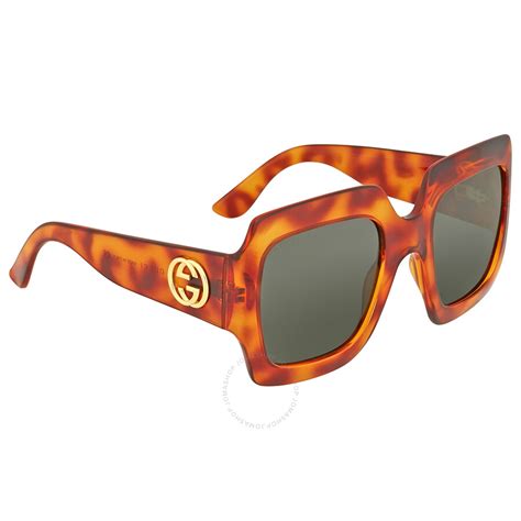 gucci havana sunglasses men's|Gucci brown havana oversized sunglasses.